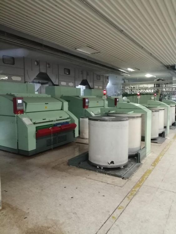 Rieter complete ring spinning plant of 26.112 spindles year 2006 2010 for sale