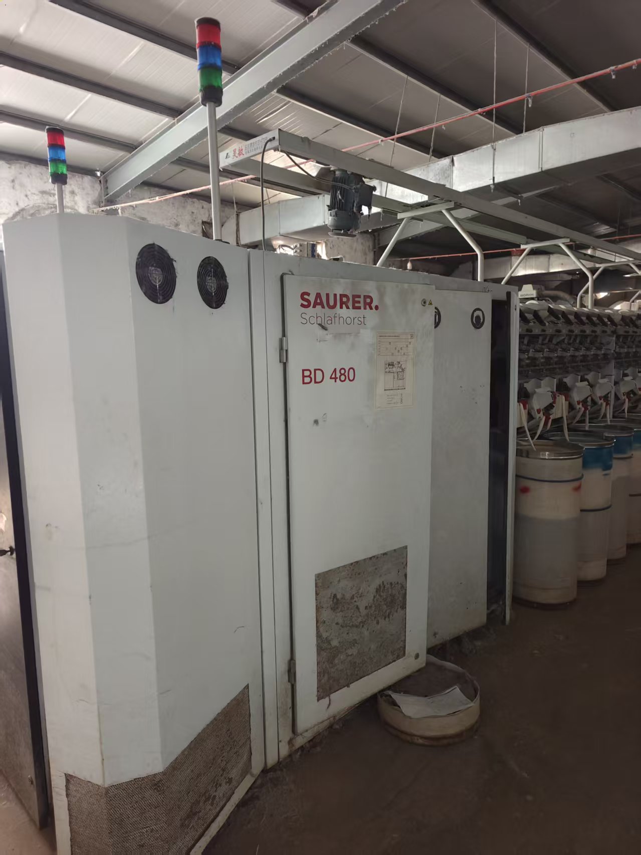 2 sets Saurer BD 480 open end spinning 