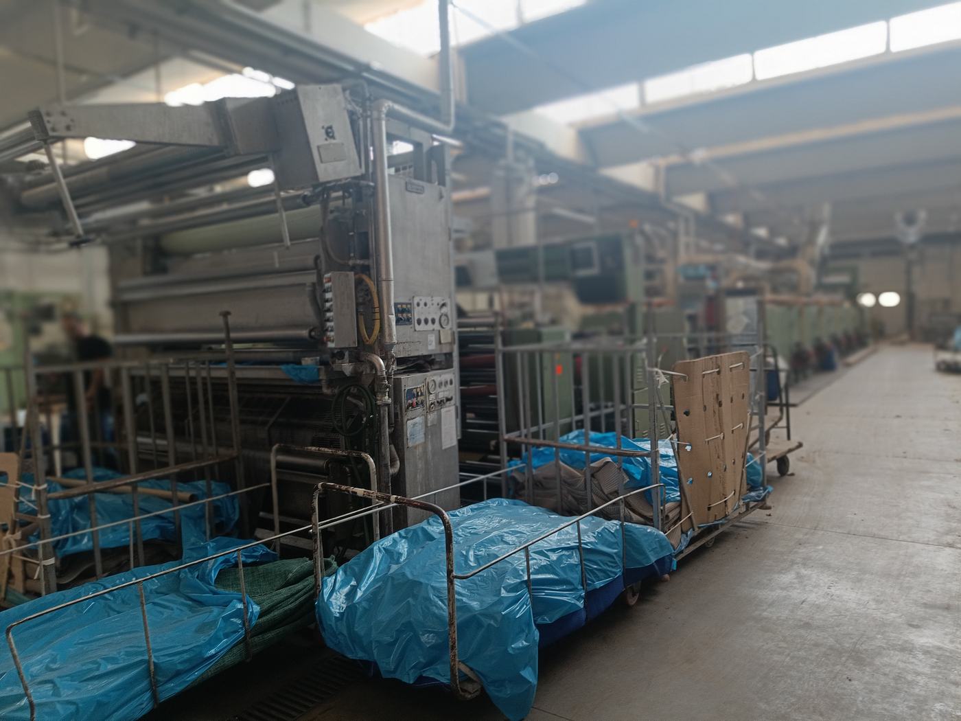 BRUECKNER stenter 5 chambers, working width 2400 mm