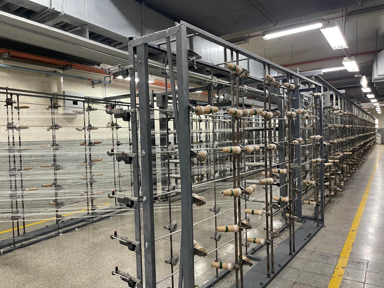 Set Sucker Muller 2003 Warping + Sizing Dyeing Indigo Slasher Line